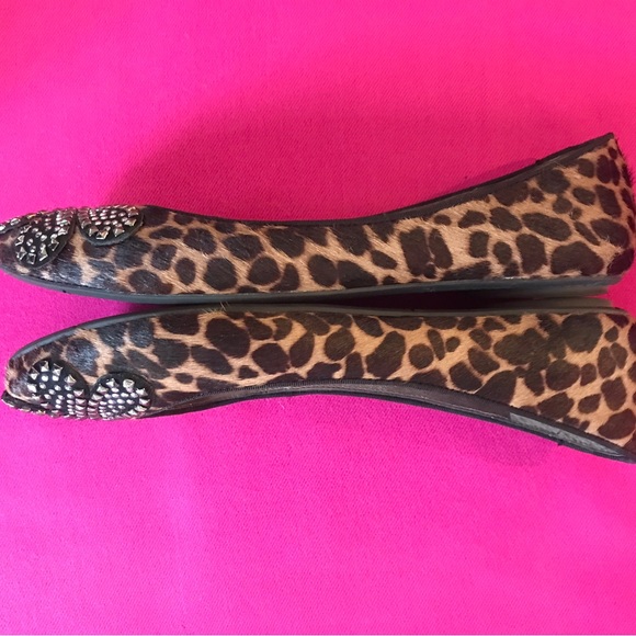 Sam Edelman Embellished Animal Print Ballet Flat - Picture 3 of 5